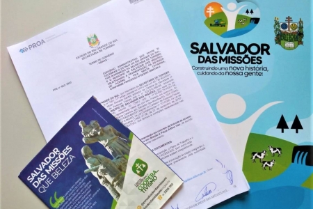 Salvador das Missões assina convênio no programa Avançar no Turismo do Governo do RS