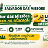 Salvador das Missões se destaca no IMERS 2025: 2º lugar entre os municípios da AMM