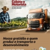 HOMENAGEM DA ADMINISTRAÇÃO MUNICIPAL DE SALVADOR DAS MISSÕES AOS COLONOS E MOTORISTAS