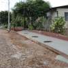 Município realiza projeto de parceria com munícipes na construção de calçadas 