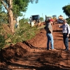 Prefeito acompanha obras na Linha São José