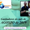 Nota Fiscal Gaúcha ganhadores da extração municipal do mês de agosto de 2019