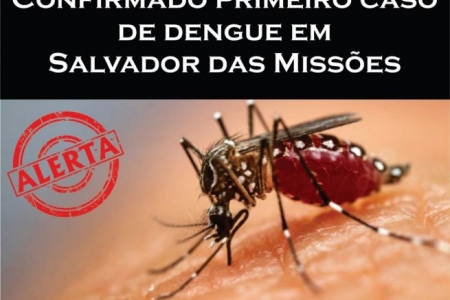 Primeiro caso de dengue confirmado em Salvador das Missões